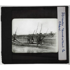 Sahara mission Foureau Lamy. Pêcheurs remontant le Chari.