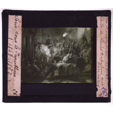 Paris sous la Seconde République (1848-1852). Visite de Louis Napoléon aux barricades.