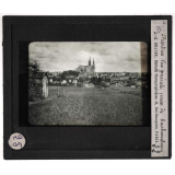 Orléanais sud du bassin de Paris. Chartres. Vue générale prise de Cachembach.