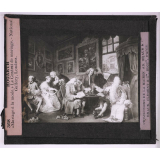 La Peinture allemande et la peinture anglaise. Hogarth. Mariage à la mode. Le Contrat de mariage. National Gallery, Londres.