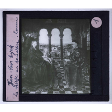 La Peinture flamande. Jan Van Eyck. La Vierge au donateur. Louvre.