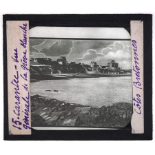 Les Côtes bretonnes (géographie physique). Carantec. Vue générale de la grève blanche.