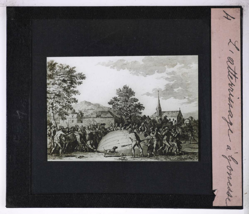 Histoire des Montgolfières et des premiers ballons (1783-1800). L'atterrissage à Gonesse.