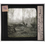 Produits des forêts. Fabrication du charbon de bois. Meule en préparation. Forêt d'Orléans.