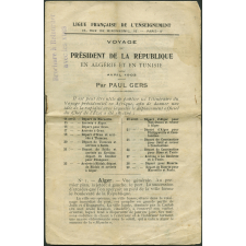 Voyage du président de la République. Notices sur les vues.