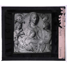 Œuvres des musées parisiens. Duccio, Vierge et Enfant, Louvre. 
