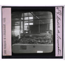 Une Visite au Conservatoire des Arts et Métiers. Modèle de locomotive.