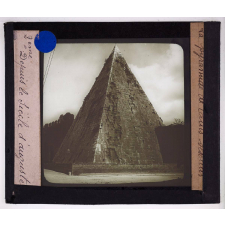 Les Ruines de la Rome antique depuis le siècle d'Auguste. La pyramide de Caius Sextius.