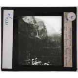 Etats-Unis. Région du Far-West. Yosemite Valley (Californie), Vue prise du point artistique.