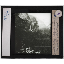 Etats-Unis. Région du Far-West. Yosemite Valley (Californie), Vue prise du point artistique.