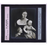 Peinture allemande. H. Holbein. La femme et les enfants de Holbein.