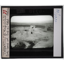 La Bolivie. Ruines de Tiahuanaco. Partie nord-est. Porte du Soleil.