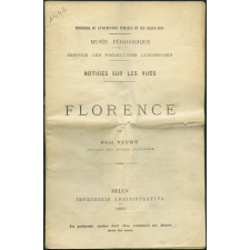 Florence. Notices sur les vues.