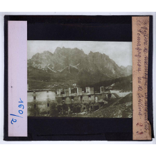 La Guerre de montagne dans les Dolomites (août 1915 - avril 1916). Le Pomagagnon vu de Cortina.