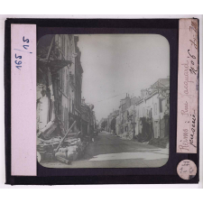 Villes martyres. Reims : Rue Jacquard.