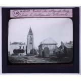 La Bataille de la Marne. Entrée du village de Barcy après le passage des Allemands.