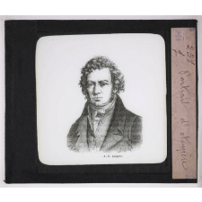 Le Télégraphe. Portrait d'Ampère.