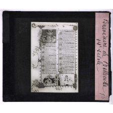 Histoire de la miniature. Bréviaire de Belleville, 14e siècle.