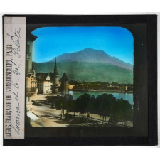 Suisse. Lucerne et le Mt Pilate.