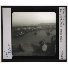 Normandie. Dieppe. Le port, vue générale.
