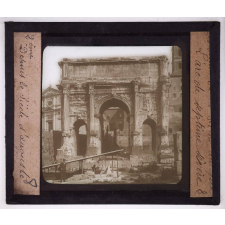 Les Ruines de la Rome antique depuis le siècle d'Auguste. L'arc de septime sévère.