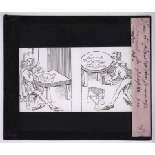 Jeux du jeune âge. Fabricant de poupée au moyen âge.
