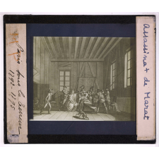 Paris sous la Terreur. Assassinat de Marat.