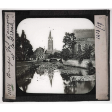 Belgique. Bruges. Val d'amour et Cathédrale.