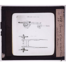 L'Artillerie et les artilleurs d'autrefois. Canon sur son avant-train, avant-train.