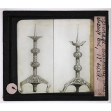 Le Luminaire à travers les âges. Chandeliers, émail champlevé, 13e siècle.