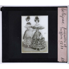 Les Bijoux au XIXè siècle. Ferronière et coiffure 1830.