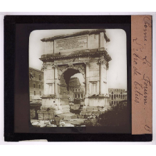 Le Forum. L'Arc de Titus.