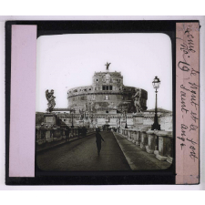 L'Art antique - Rome. Le pont et le fort Saint Ange.