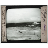 Géographie divers. Panorama of morrie geyser bassin. Yellowstone Park.