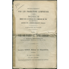 La Vie de Paris au XVIIè siècle. Notices sur les vues.