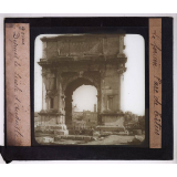 Les Ruines de la Rome antique depuis le siècle d'Auguste. Le forum, l'arc de Titus.