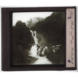 Suisse, montagnes, lacs. Chute inférieure du Reichenbach.