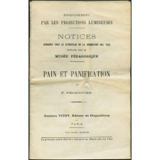 Pain et panification. Notices sur les vues.