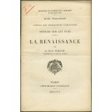 La Renaissance. Notices sur les vues.