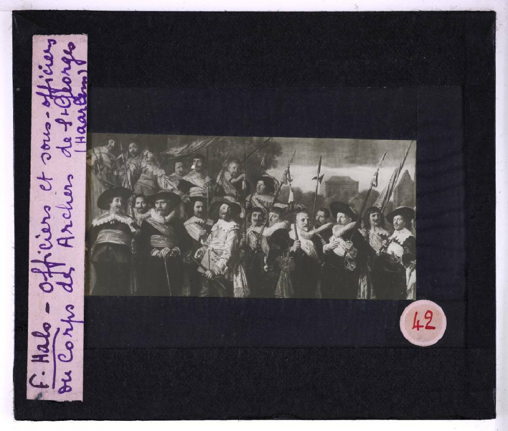 Musée de Haarlem (II). F. Hals. Officiers et sous-officiers du corps des Archers de St Georges.