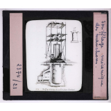 Le Verre à vitres. Soufflage mécanique des manchons.