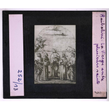 Le Dessin au Musée du Louvre. Raibolini. La Vierge entre plusieurs saints.