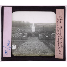 Guerre 1914-1918. Champs de bataille. Fère Champenoise. Tombes françaises.