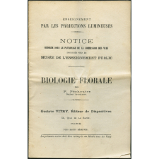Biologie florale. Notices sur les vues.