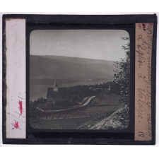 Norvège, montagnes, vallées. L'Eglise à Valdres.