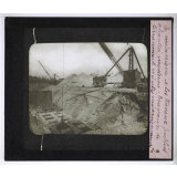 La Mécanique et les travaux publics. Chantier moderne, travaux de terrassement exécutés mécaniquement.