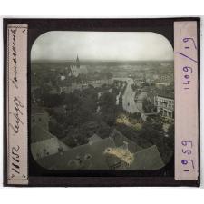 Saxe Thuringe. Leipzig, Panorama.