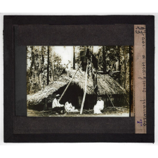 Tahiti. Case d'indigènes pauvres.