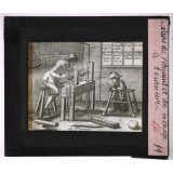 Les Métiers du vêtement et du ménage. Le tourneur.