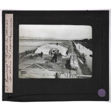 Action de la mer. Environs de Hyères. Les palmiers. Les salins des pesquiers.